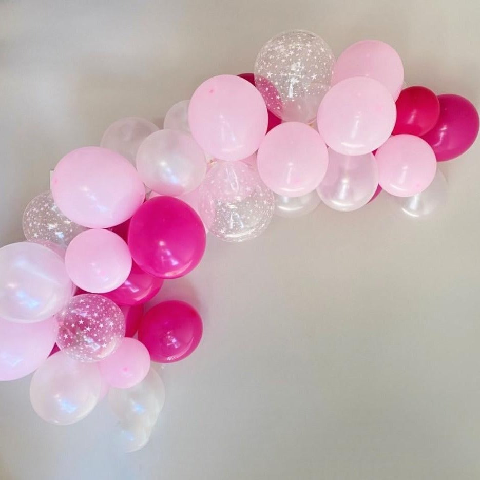 Pink Blend & Stars Balloon Garland Kit - Pooka Party