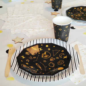 Galaxias Stars and Planets Napkins, plates, cups - Pooka Party