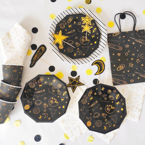 Stars and Planets Party Bags, plates, cups - Pooka Party