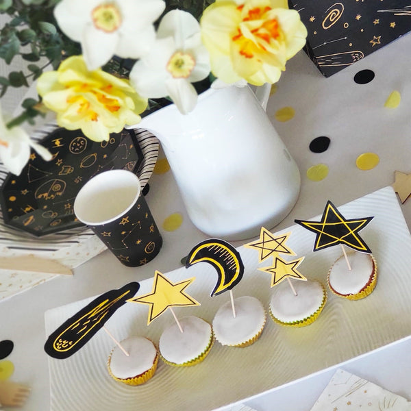 Galaxias Moon and Stars Toppers - Pooka Party