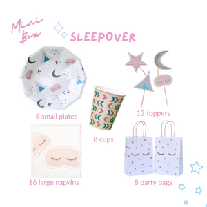 Sleepover Party Supplies in a Box - Pooka Party
