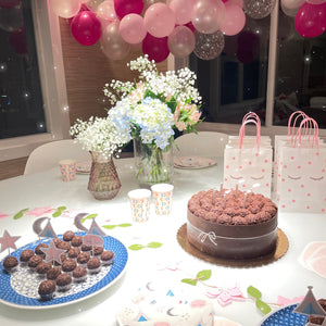 Pink Blend & Stars Balloon Garland Kit - Pooka Party