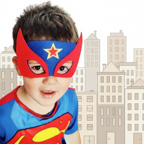 Superheroes felt masks (Set of 4) - Pooka Party