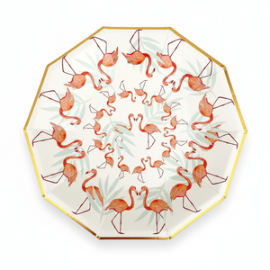 Flamingo Small Plates (Set of 8) - Pooka Party